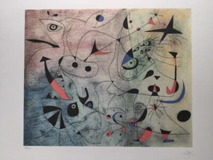 Joan Miró Signed - Constellation: The Morning Star, 1940 - Certificate - Picture 1 of 5