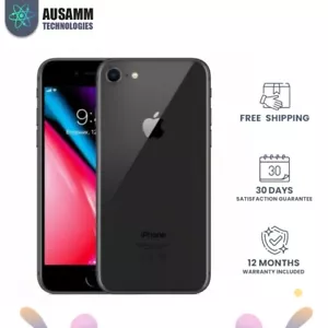 APPLE IPHONE 8 64GB EXCELLENT CONDITION UNLOCKED BLACK SMARTPHONE - Picture 1 of 7