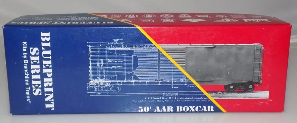 HO Trains Blueprint Series 50' AAR Box Car 1009 New York Central #72921 Kit - Image 1 of 3