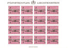 Liechtenstein 1980 Kleinbogen 751 **/MNH postfrisch 16x