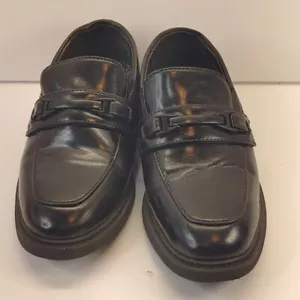 Madison Avenue-Boy's black loafer dress shoes size 11M - Picture 1 of 20