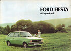 Ford Fiesta Mk 1 Base L S Ghia rynek holenderski oryginalna broszura sprzedaży 1976/77