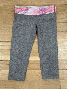 Ivivva By Lululemon Gray Girls Capris Cropped Pants 6 - Picture 1 of 1