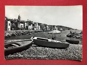 Cartolina - Riviera dei Fiori - Riva Ligure - Spiaggia - 1954 - Picture 1 of 2