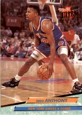 Fleer Ultra Greg Anthony New York Knicks #121 1992-93 Foto 1 de 2