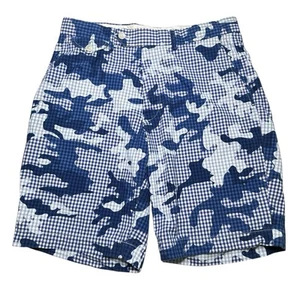 Pantalones Cortos de Golf Polo Ralph Lauren Azul Camuflados Estampado a Cuadros de Guinga Para Hombres Talla 31 - Imagen 1 de 8