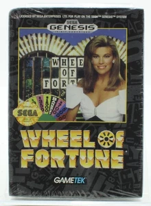 Wheel Of Fortune (Cardboard Box) Sega Genesis - Sealed V-Overlap - 1992 - Picture 1 of 10