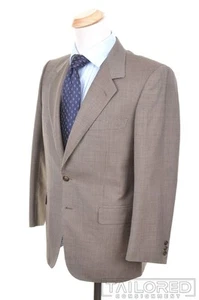 BRIONI Beige Hahnentritt Wolle Jacke Hose ANZUG Herren - 39 S - Bild 1 von 10