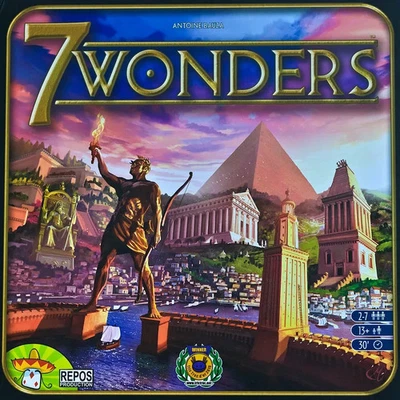 7 WONDERS board game by Repos Production - 2011 English 2nd Edition - Complete - Image 1 of 4