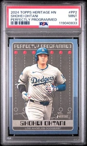 2024 Topps Heritage High Number Shohei Ohtani Perfectly Programmed PP-2 PSA 9 MT - Bild 1 von 3