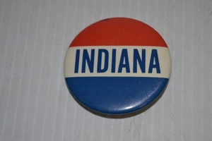 BOTÓN PINBACK ANTIGUO VINTAGE INDIANA (PB#464) - Imagen 1 de 3
