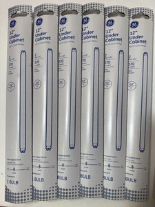 6 Count ~ GE 12" Under Cabinet F8 T5 Fluorescent Light Bulb 8 Watt Cool White - Picture 1 of 7