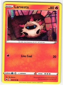 LARVESTA 024/159 CROWN ZENITH ENGLISH POKEMON TCG - Picture 1 of 2