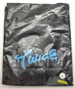 TWICE NAYEON T-SHIRT BLACK [ L Size ] THIS IS FOR WORLD TOUR IN JAPAN ENEMY - Picture 1 of 5