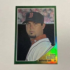Josh Beckett 2011 Topps Heritage Chrome Green Refractor Parallel #C36 Red Sox - Bild 1 von 2