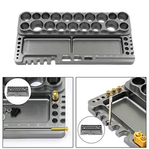 Alloy RC Tools Holder Screwdriver Organizer Base Plate for RC Boats Models - Picture 1 of 7