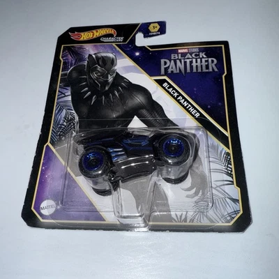 2021 Hot Wheels Black Panther Character Car Version New Marvel - Image 1 of 3