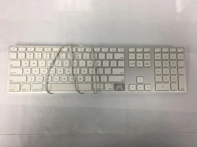 Apple A1243 Wired USB Keyboard Fully Functional - AS IS - Image 1 of 4
