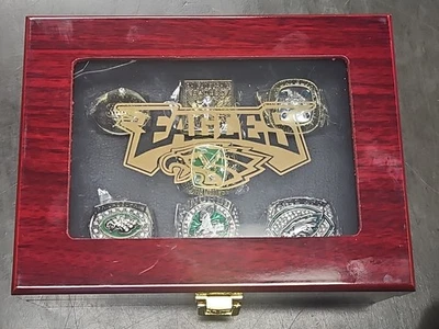 Lote x7 Anillo Réplica Super Bowl Philadelphia Eagles - 1948 1949 1960 2004 2022 Foto 1 de 4