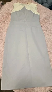 Diane von Furstenberg Midi Dress Women M Medium Midi Zipper Sleeveless - Picture 1 of 9