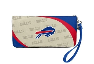 Cartera organizadora con cremallera curva de la NFL Buffalo Bills para mujer - Imagen 1 de 2