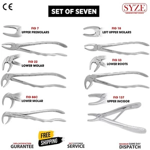 Extraktionspange Set Zahnchirurgie Zange Oralchirurgie Zahnentfernungswerkzeug 🙂 - Bild 1 von 51