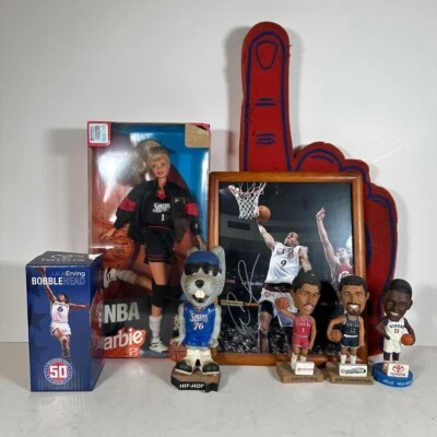 FOTO AUTOGRAFADA ASSINADA POR ANDRE IGUODALA Bobbleheads, Coleção 76ers, Barbie NBA  - Imagem 1 de 4
