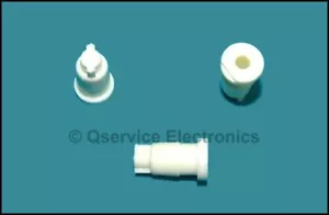 3 pz Tektronix 377-0512-03 Inserto manopola 2445 2465 2465B serie 2467 oscilloscopi - Foto 1 di 1