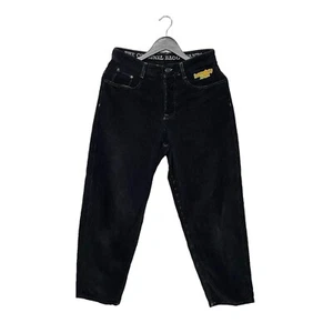 Homeboy X-tra Loud Couture Corduroy Baggy Pants Skate Size 27 x 30 Black - Picture 1 of 10