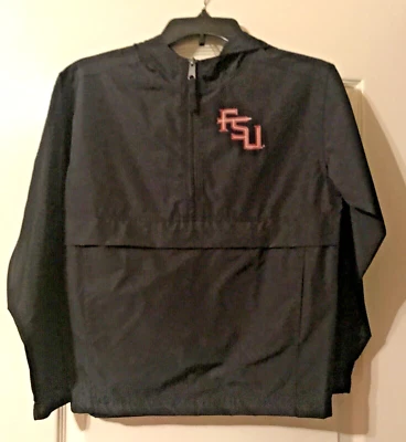 NCAA Florida State University Seminoles Kids Windbreaker Rain Jacket Youth Med - Image 1 of 4