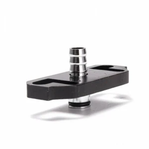 Black Aluminum Toyota Fuel Pressure Regulator FPR Adapter Bracket - Bild 1 von 5