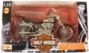 MAISTO Harley-Davidson 95th Anniversary 1:18 Dyna Wide Glide FXDWG Motorcycle - Picture 1 of 3