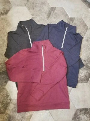 Mujer Eddie Bauer Camp Vellón 1/4 Cremallera Pequeño Mediano Grande Gris, Rojo, Azul Foto 1 de 4