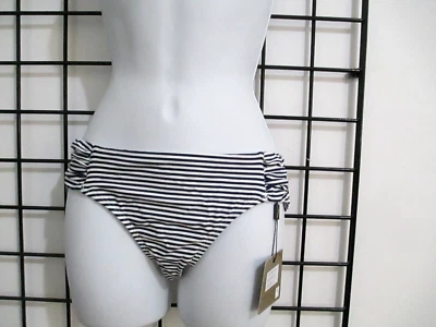 "NEW" NIP + TUCK  🌸 SIZE 6==NAVY BLUE & WHITE STRIPED / BIKINI  BOTTOM - Image 1 of 4