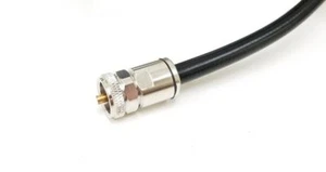 Messi und Paoloni HyperFlex 10,405" (10,3 mm) 50 Ohm Koax, 1,5 Fuß mit PL-259 - Bild 1 von 2