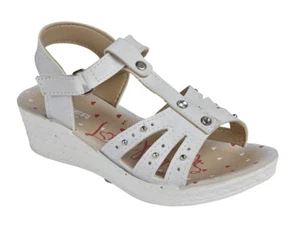 SCARPE ESTIVE DONNA SANDALO ZEPPA MODA CINTURINO DIAMANTE PLATEAU - Foto 1 di 2