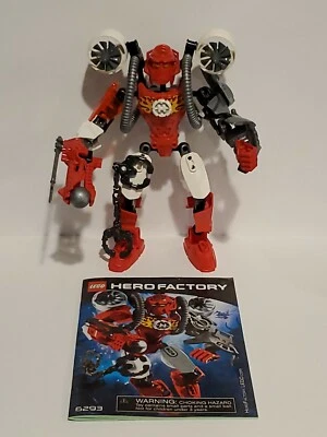 100% Complete & Retired Lego Hero Factory Furno (6293) with Instruction Manual  - Image 1 of 4