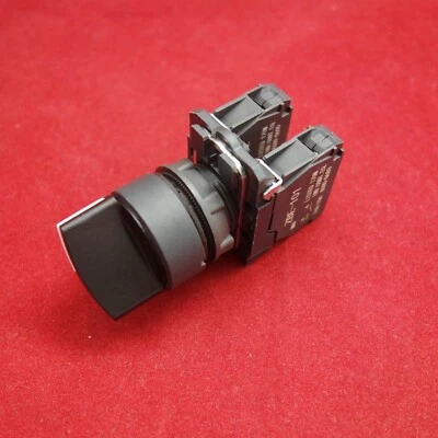 1PC 22mm Selector switch 2 Position Fits XB5AD25 Maintained XB5 AD25 1NO/ 1NC