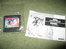 SEGA Game Gear Game SONIC the hedgehog - complete with instructions - no box