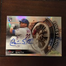 2018 FINEST HOUR AUTOGRAPH DOMINIC SMITH RC NEW YORK METS #FHA-DS