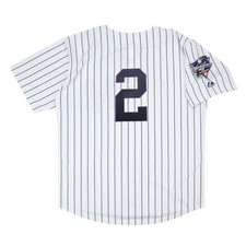 Derek Jeter 2000 New York Yankees Men's World Series Home Jersey Men's (S-3XL)