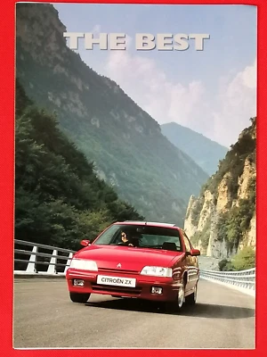 1992-93 CITROEN ZX 3 DOOR Sales Brochure -16V Volcane Furio Aura Avantage Reflex - Image 1 of 4
