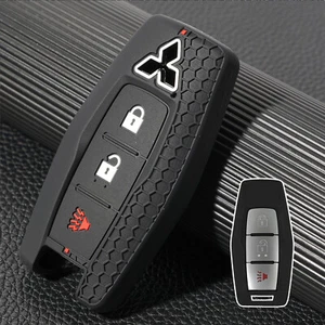 For Mitsubishi Outlander 2022-2024 3 Button Remote Key Fob Silicone Case Cover - Picture 1 of 8