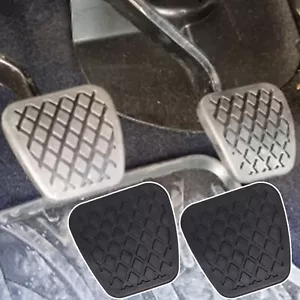 2Pcs Rubber Brake Clutch Foot Pedal Pad Cover 46545SH3000 For Honda 46545SA5000 - Picture 1 of 6