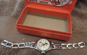 Orologio Vintage 1990 PEDRE Topolino Walt Disney #2034 Quarzo con Scatola Orig - Foto 1 di 2