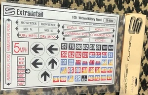 VIETNAM MILITARY SIGNS #1 Extradetail 1/35 ED-0048 - Picture 1 of 2