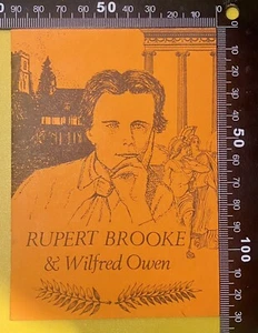 Vintage RUPERT BROOKE & Wilfred Owen Poetry Carr’s Pocket Book - Picture 1 of 9