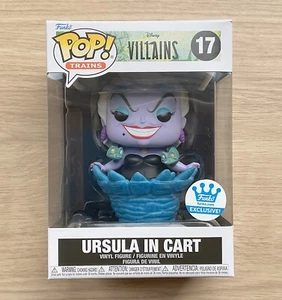 Funko Pop Trains Villains Ursula In Cart #17 + Free Protector - Picture 1 of 6