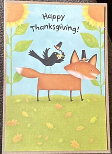 Hallmark Happy Thanksgiving Greeting Card Friendship - Picture 1 of 2