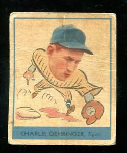 1938 Goudey Head's Up #241 Charlie Gehringer ~~ PR condition ~~ HOF Tigers